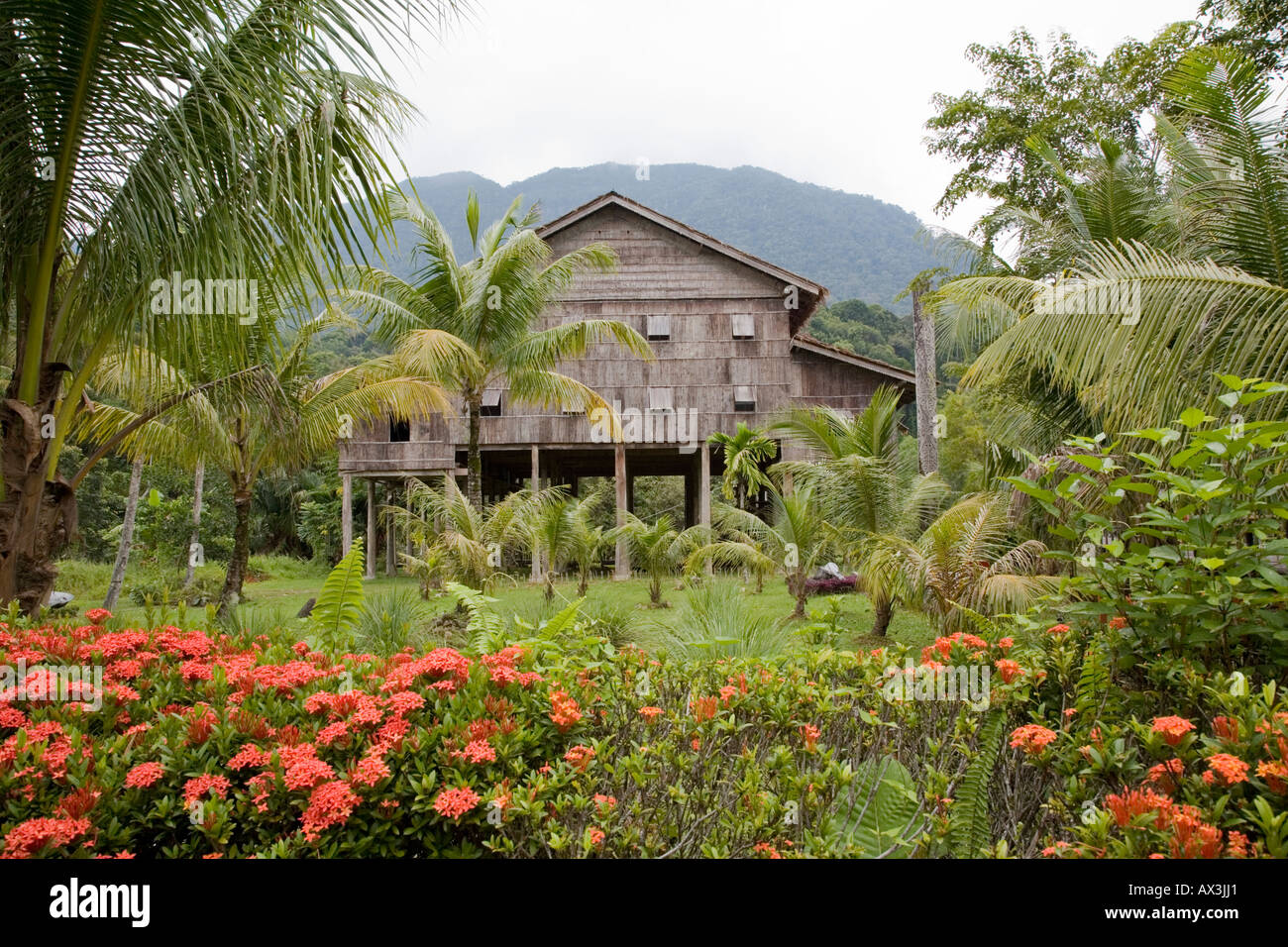 Village Culturel de Sarawak, Malaisie, Bornéo, Kutching Banque D'Images