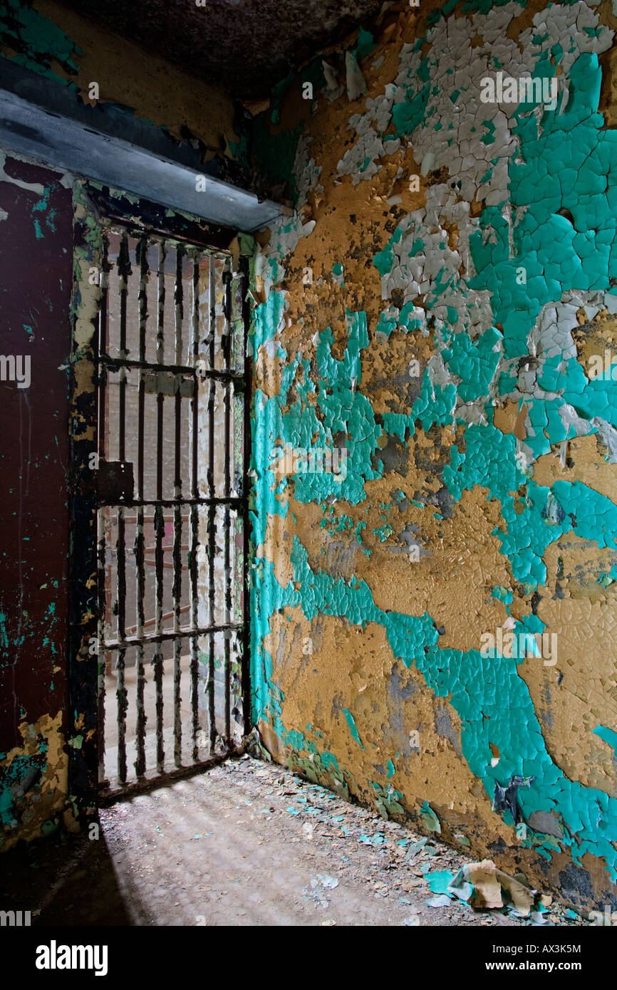 Images à l'intérieur de la maison de l'état de l'Ohio Ohio State Reformatory officiellement ouverte le 17 septembre 1896 Banque D'Images