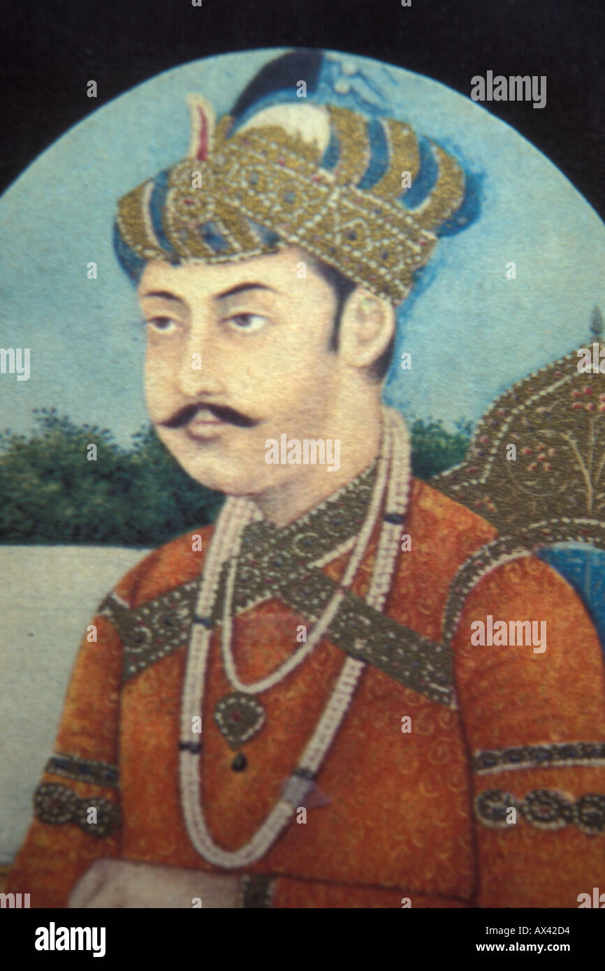 L'empereur moghol Salim Nuruddin Jahangir souverain de l'Inde à partir de 1605 jusqu'à 1627 Banque D'Images