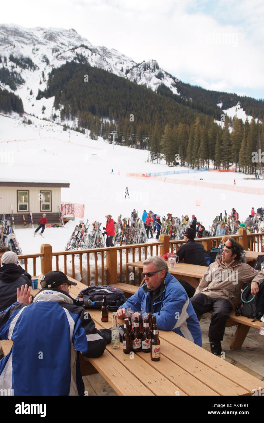 CANADA Alberta Banff Parc national Banff Mount Norquay ski Banque D'Images