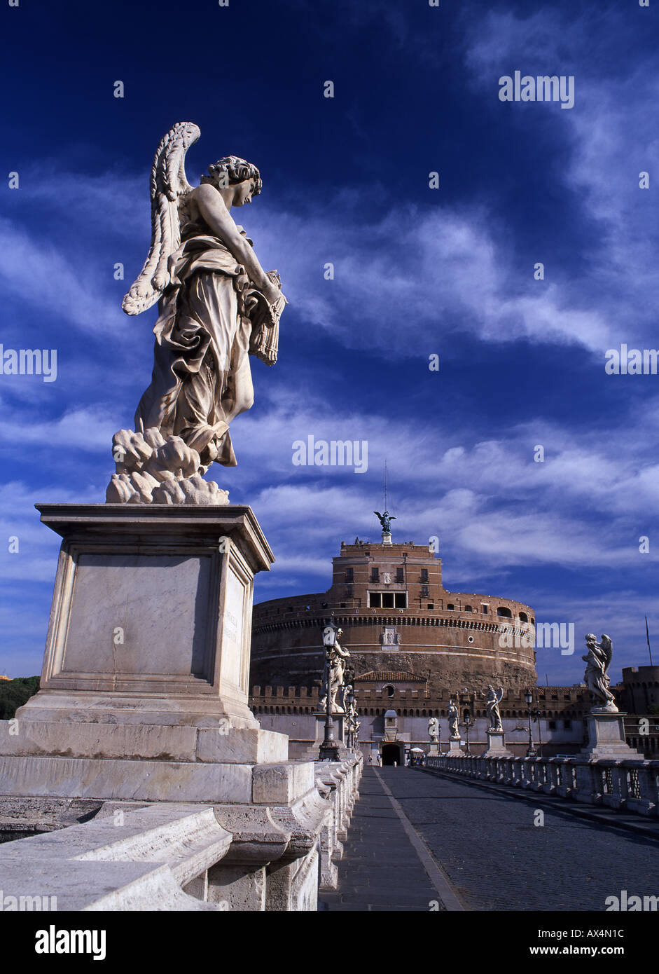 Castel Sant'Angelo Vatican Rome Lazio Italie Banque D'Images