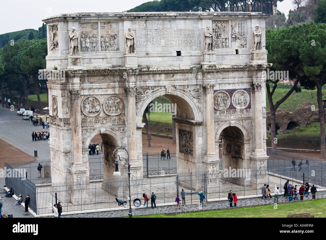 Arc de Constantin AD 315 dédié Banque D'Images