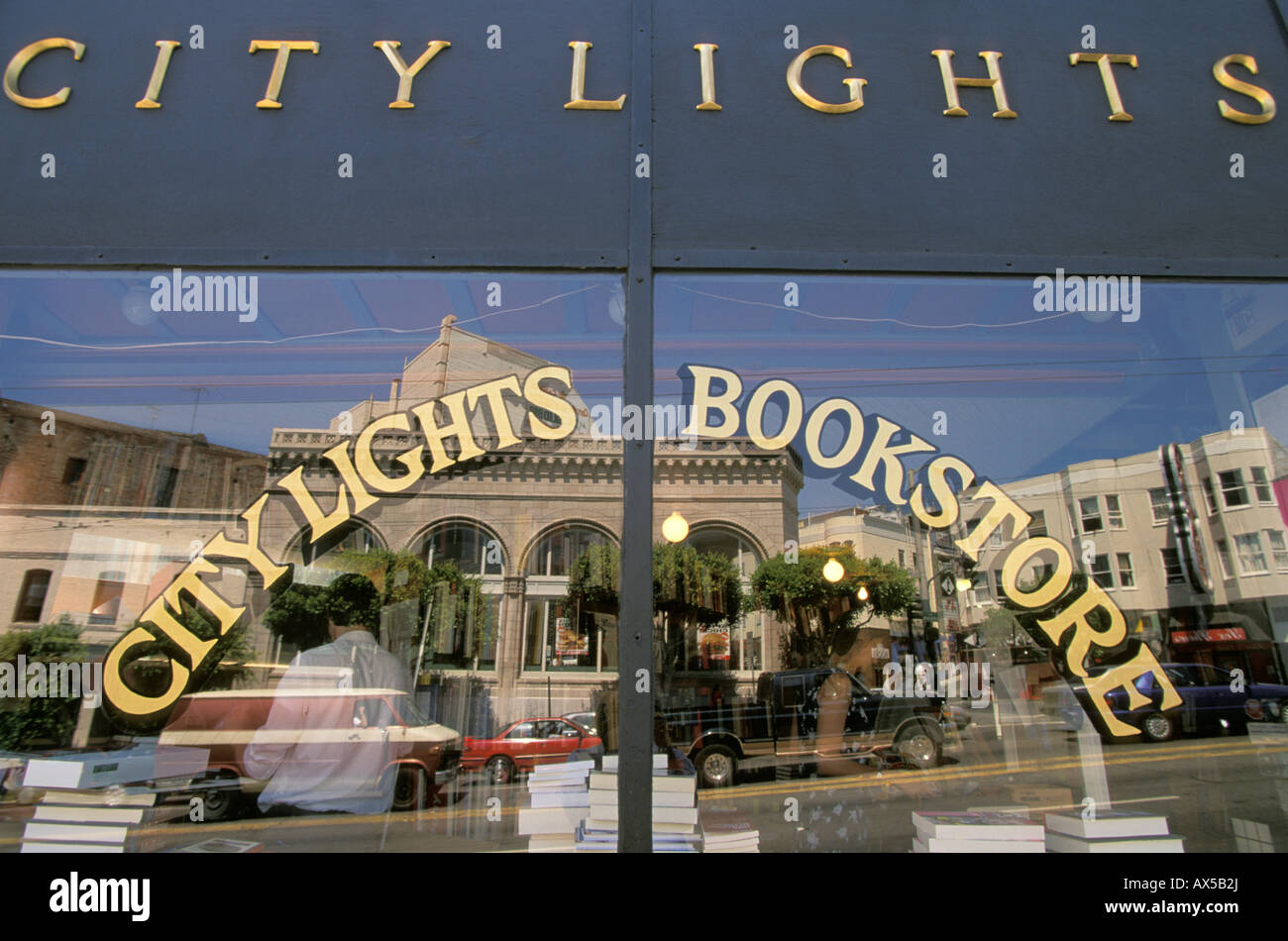 City Lights bookstore de North Beach à San Francisco Banque D'Images