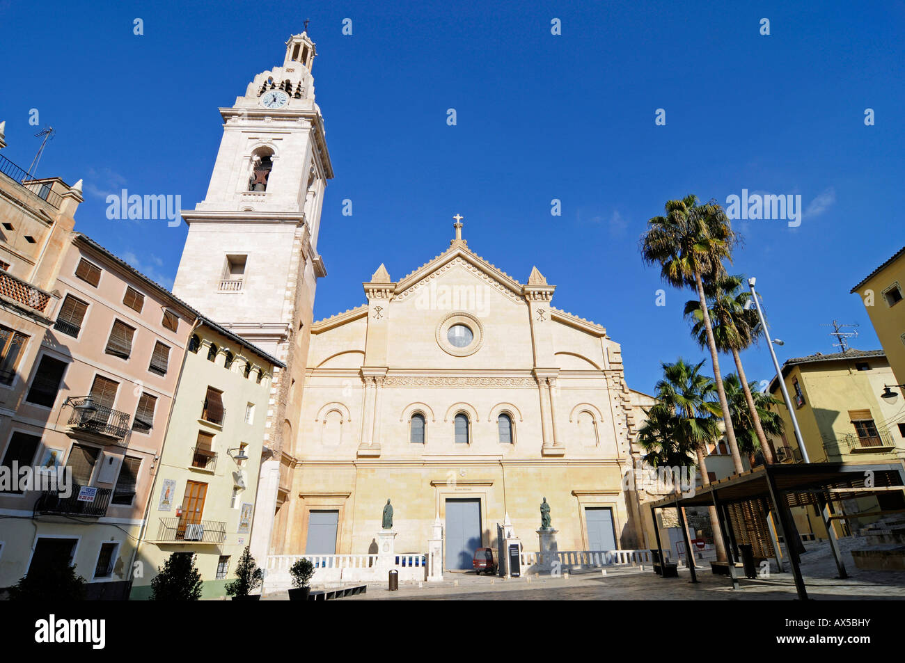 La basilique Sainte-Marie, La Seu Cathedral, Xàtiva (Talk:青州镇 (沙县), Valencia, Espagne, Europe Banque D'Images
