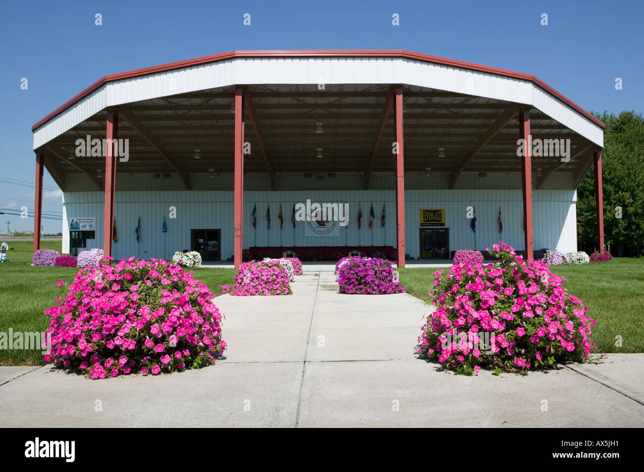 International Boxing Hall of Fame de Canastota New York accueil chasse populaire Carmen Basilio Banque D'Images