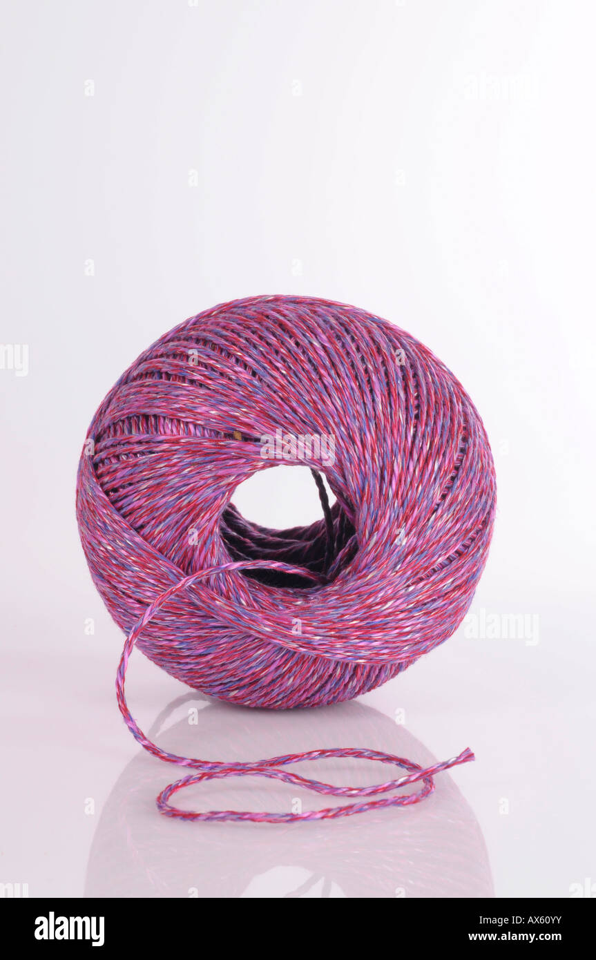 Balle de corde utilisée pour le recyclage Banque D'Images