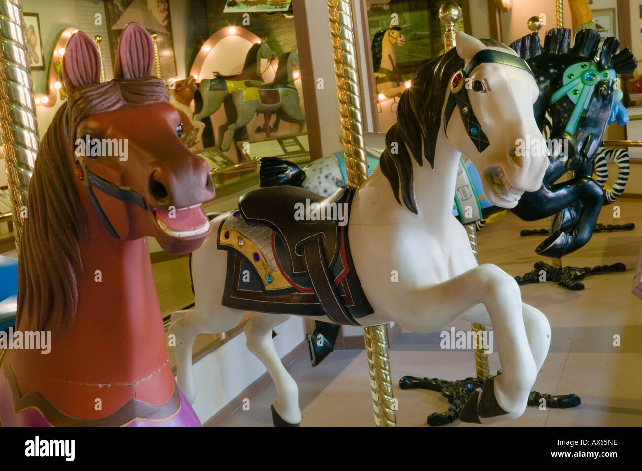 Herschell Carrousel Factory Museum North Tonawanda New York Comté de Niagara Banque D'Images