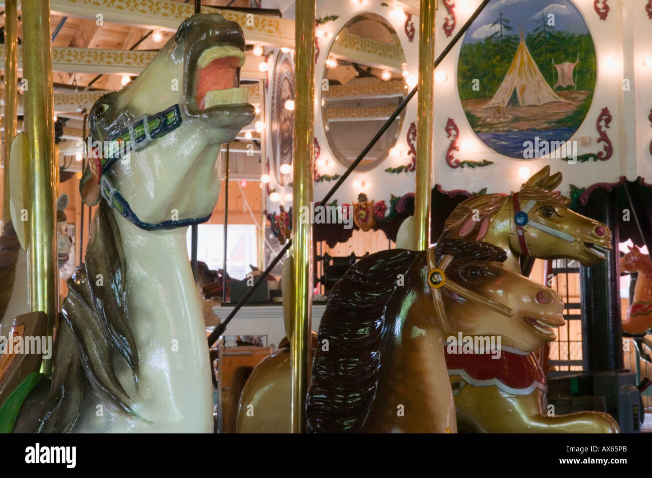 Herschell Carrousel Factory Museum North Tonawanda New York Comté de Niagara Banque D'Images