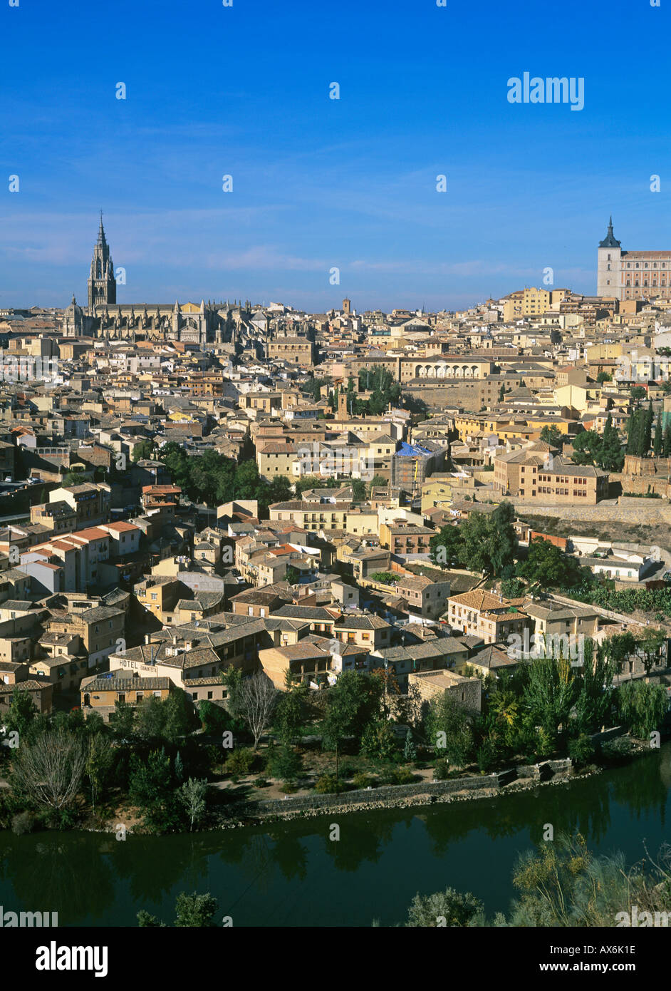 La ville de Tolède. Tolède est la capitale de Castilla la Mancha, en Espagne. Banque D'Images