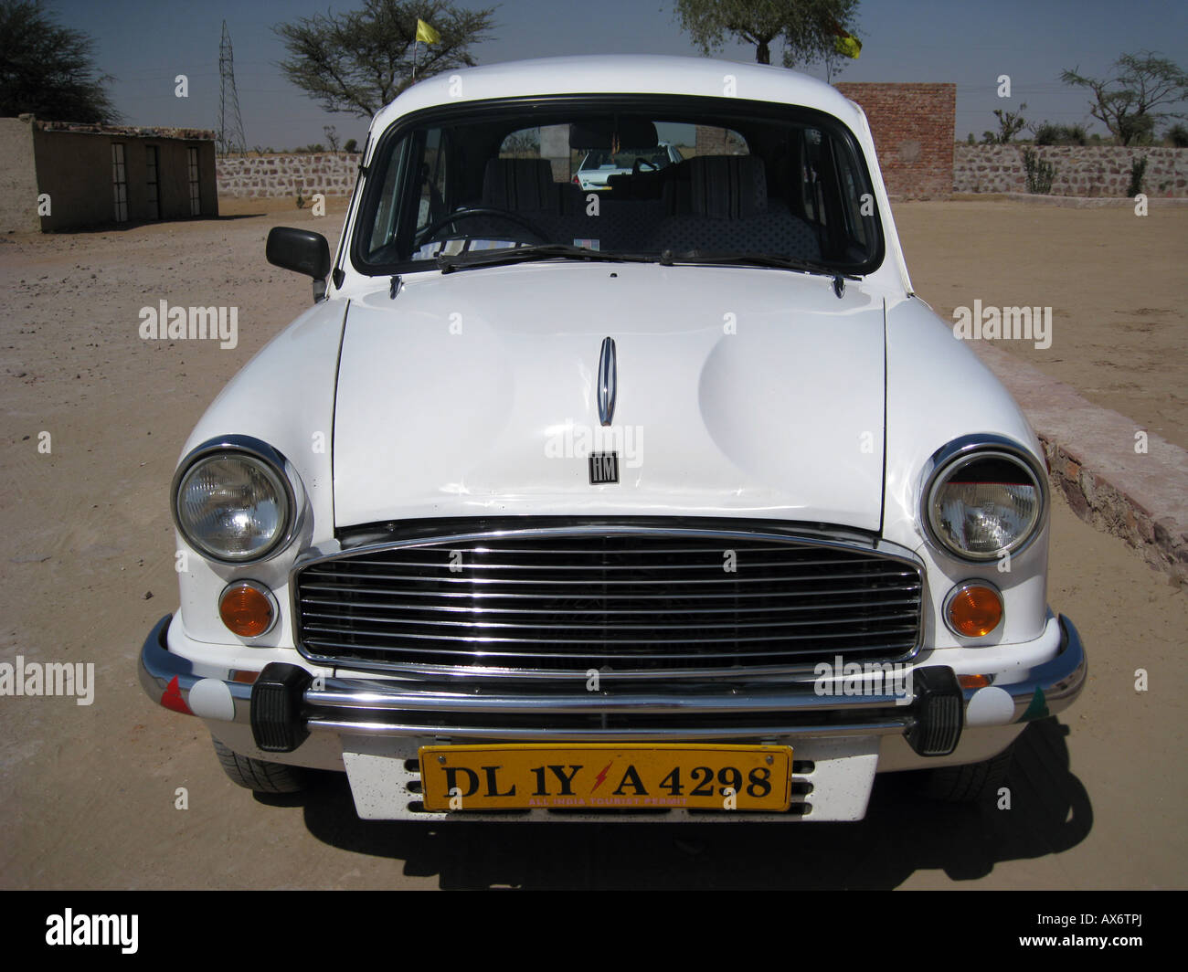 Taxi ambassadeur en Inde Banque D'Images