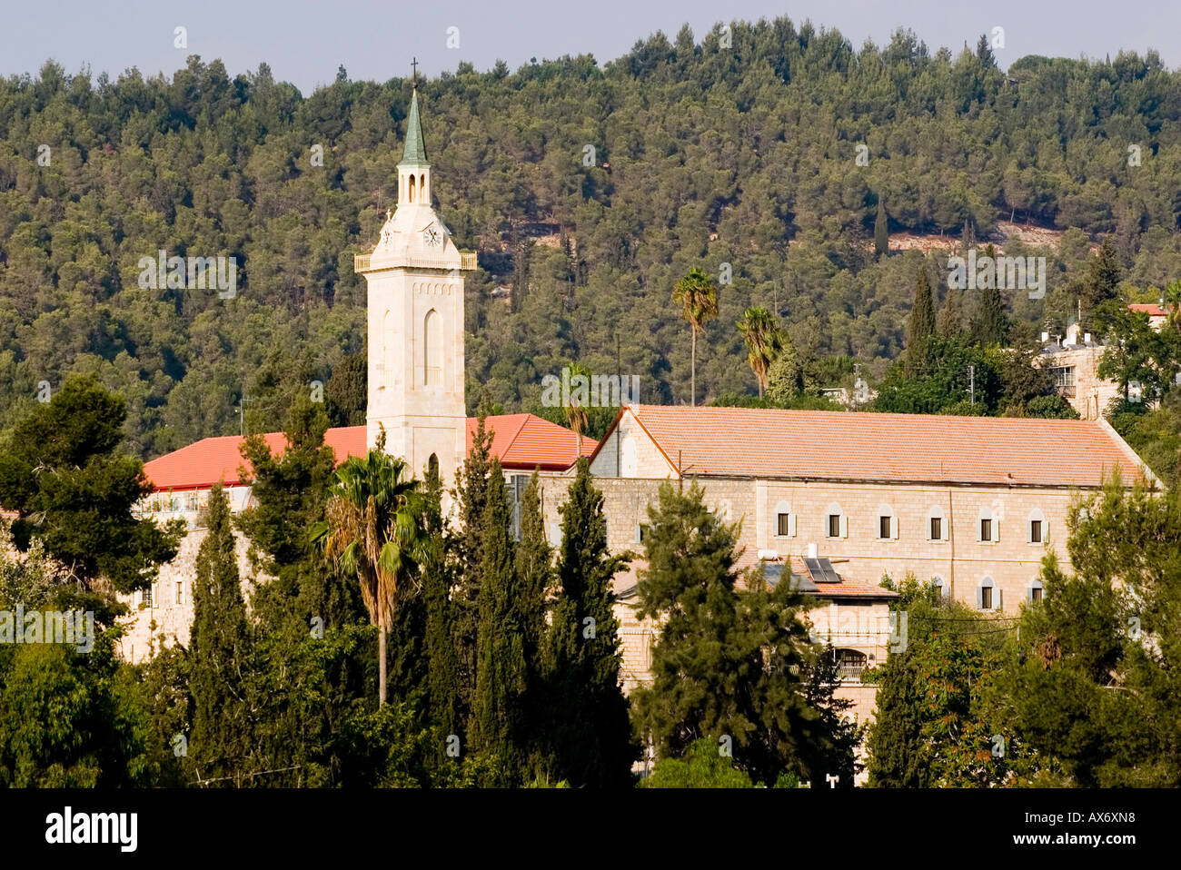 Israël Jérusalem St John the Baptist Church Jean BaHarim à Ein Kerem Banque D'Images