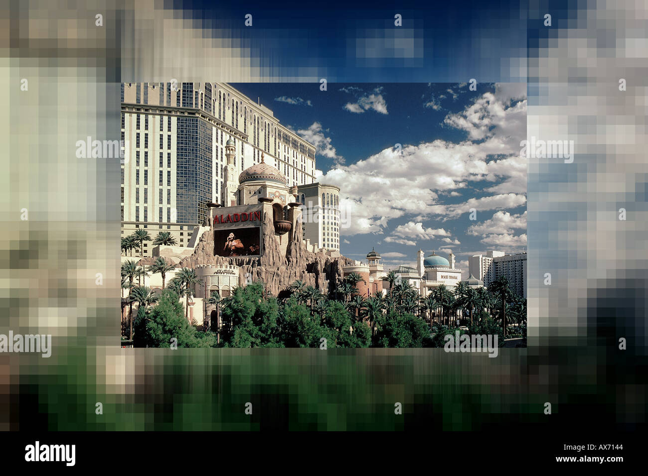 Aladdin Hotel and Casino à Las Vegas l'un des nouveaux grands projets resort Banque D'Images