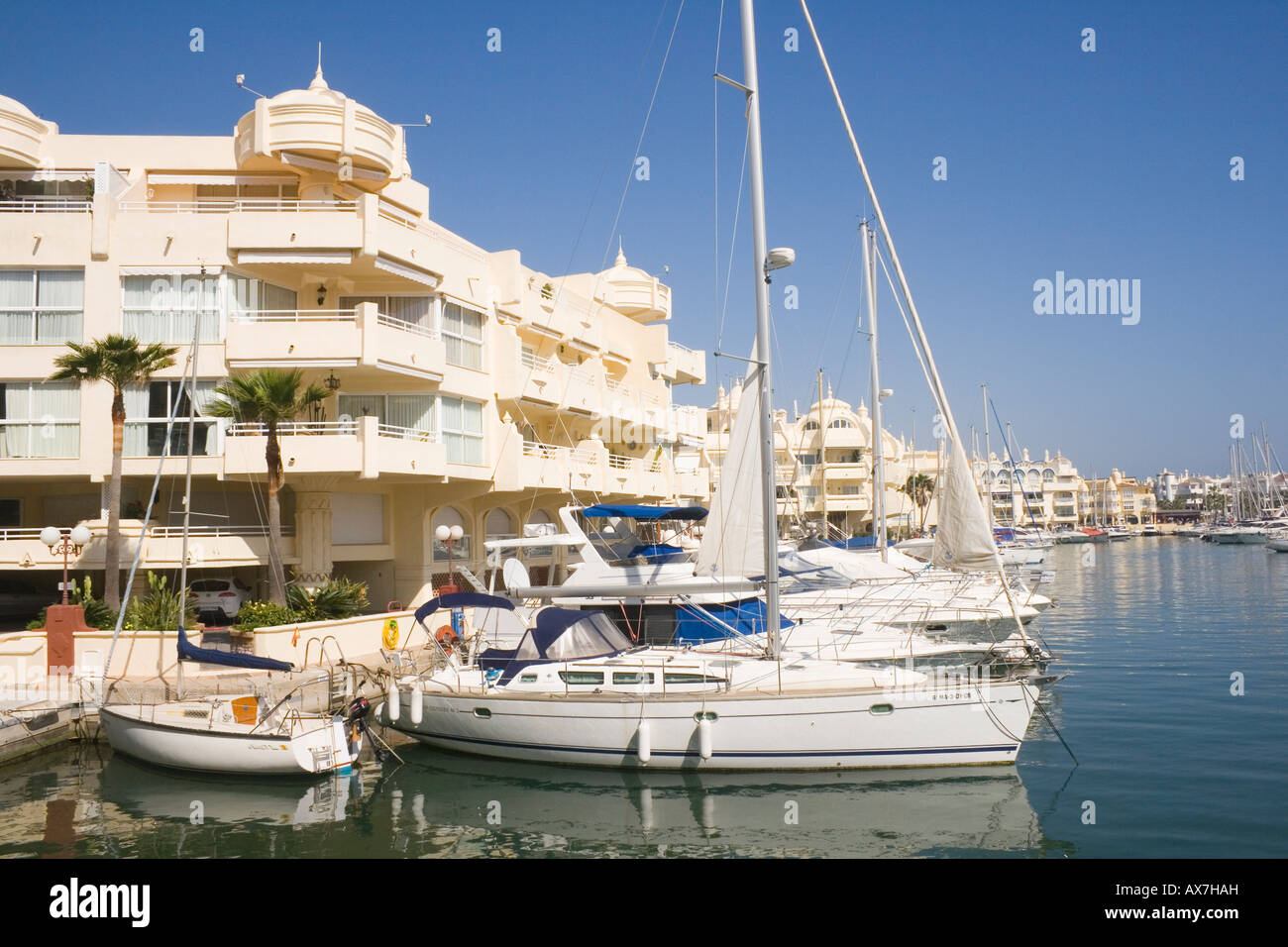 Puerto Marina Benalmadena Costa Costa del Sol Malaga Province Espagne Banque D'Images