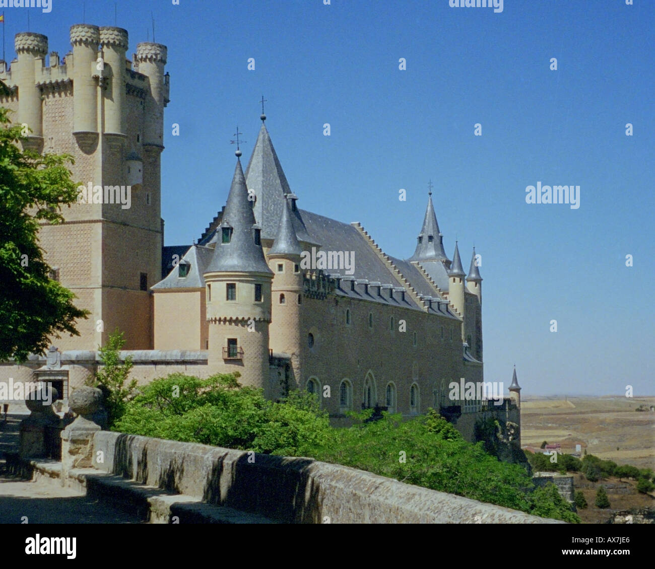 L'Alcazar à Ségovie, Espagne Banque D'Images