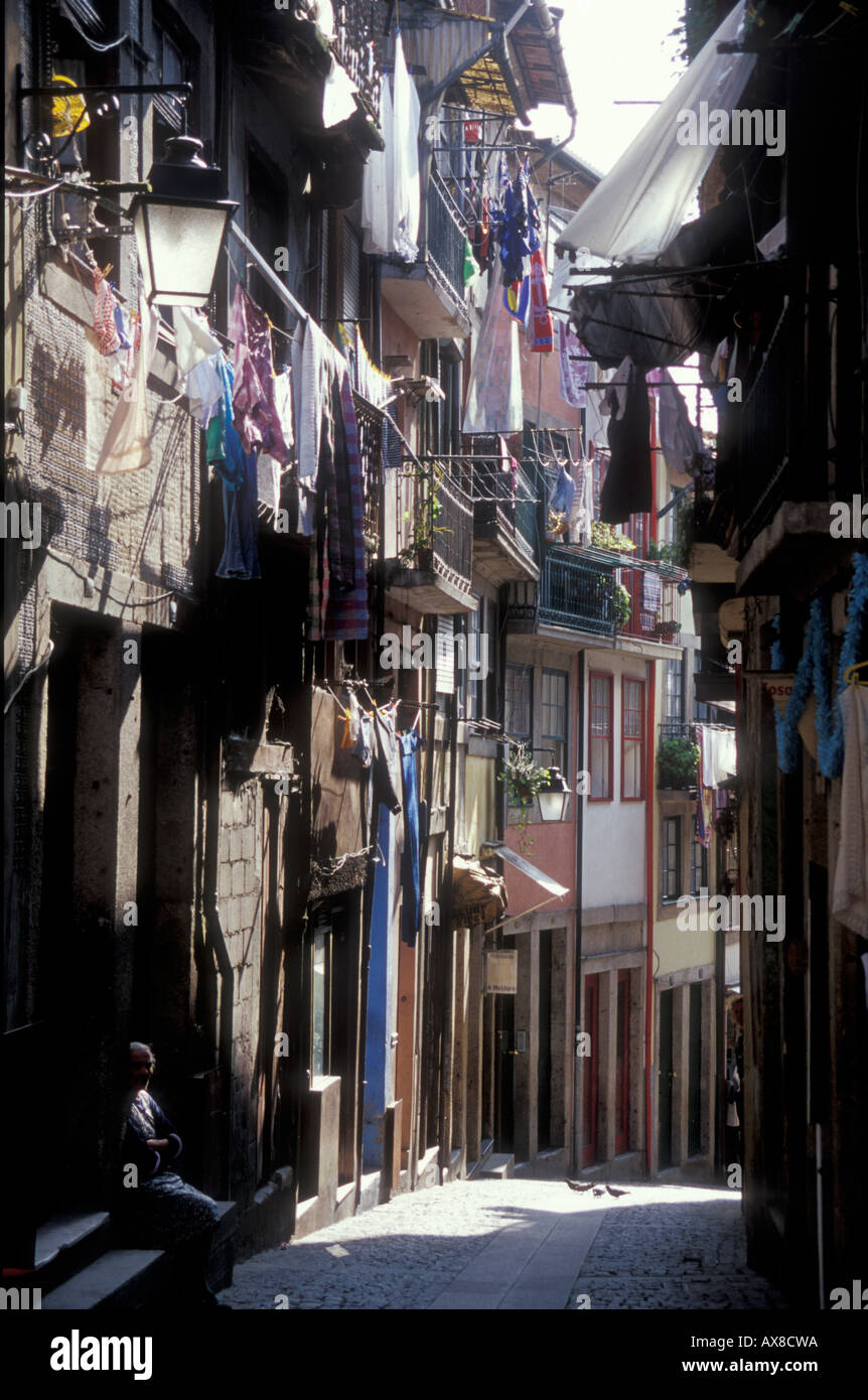 Quartier historique de Porto, Portugal Banque D'Images