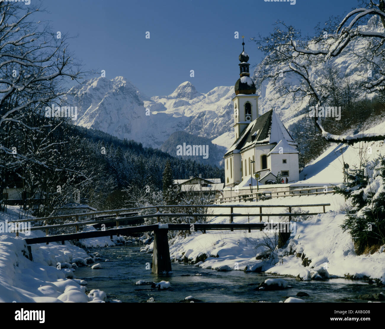 Ramsau bei Berchtesgaden, en Bavière Banque D'Images