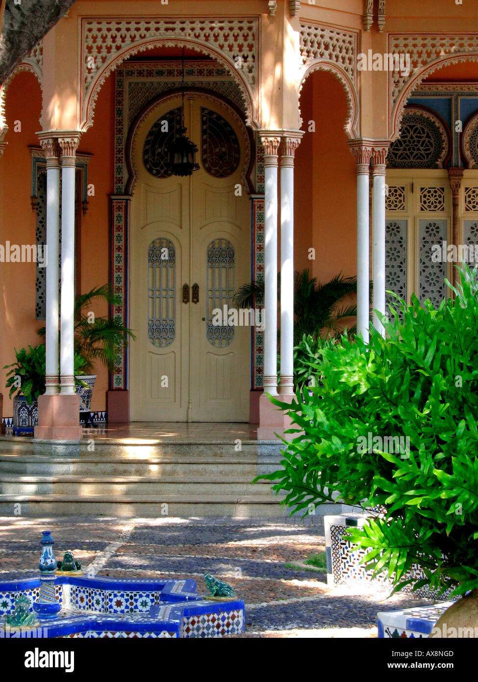 Vue extérieure de la Casa Roman, Cartagena de Indias, Colombie, Amérique du Sud Banque D'Images