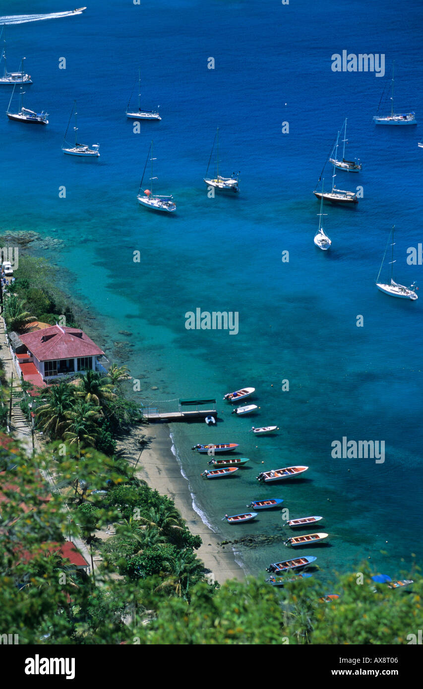 Îles des Saintes. Guadeloupe Banque D'Images