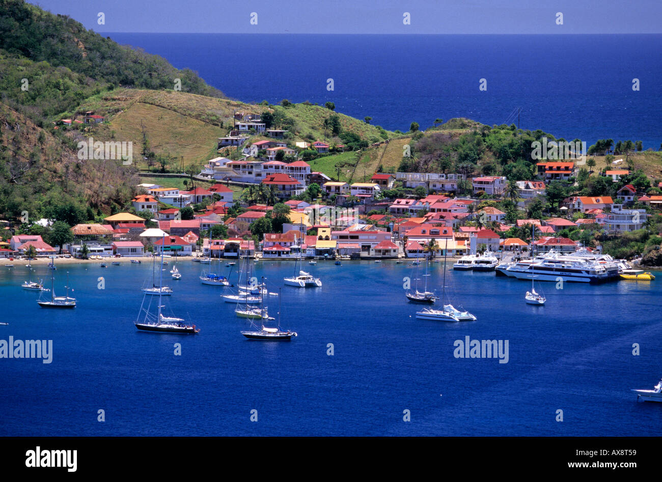 Îles des Saintes. Guadeloupe Banque D'Images