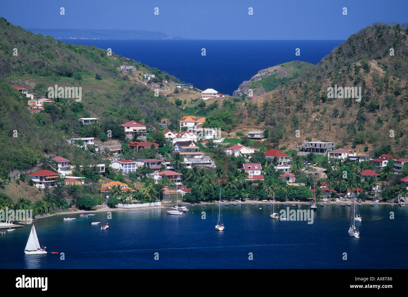 Îles des Saintes. Guadeloupe Banque D'Images