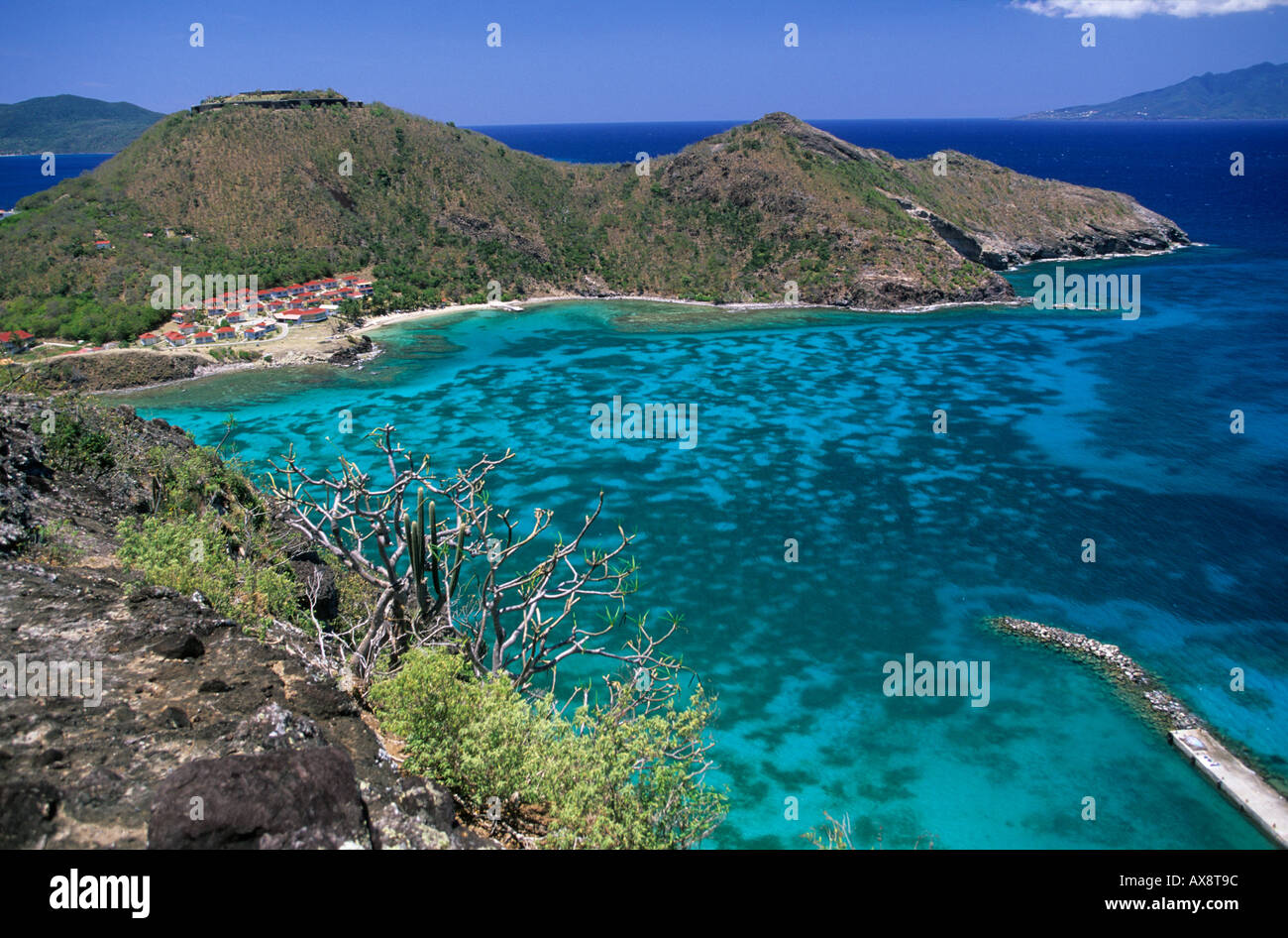 Îles des Saintes. Guadeloupe Banque D'Images