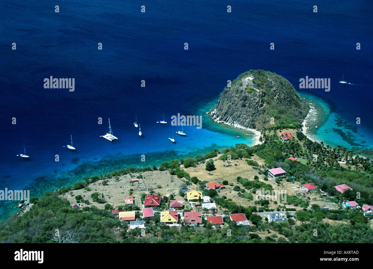 Le Pain de sucre. Les Saintes. Guadeloupe Banque D'Images
