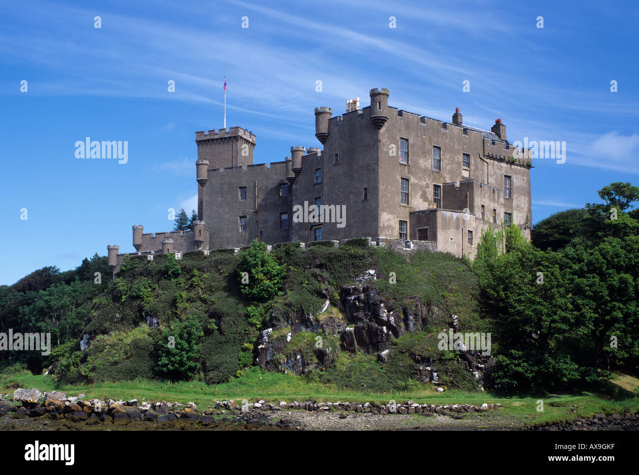 Château de Dunvegan, Isle of Skye, Hébrides intérieures, Highland, Scotland, UK Banque D'Images