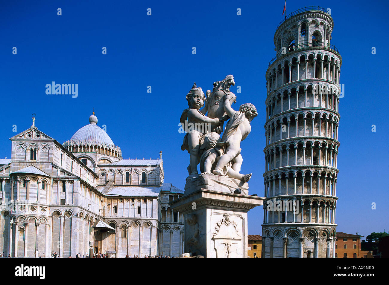 Tour de Pise, Toscane Italie Banque D'Images