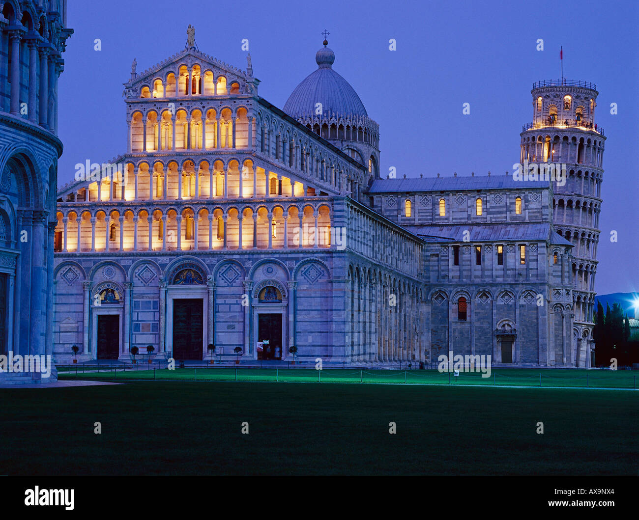 Tour de Pise, Pise, Toscane, Italie Banque D'Images