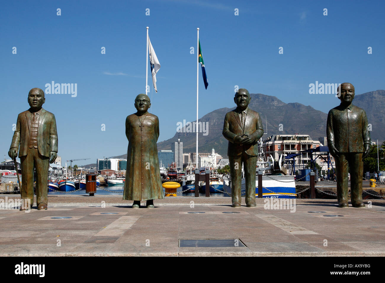 Prix nobel square par Claudette schreuders v&A Waterfront Cape town western cape province afrique du sud Banque D'Images