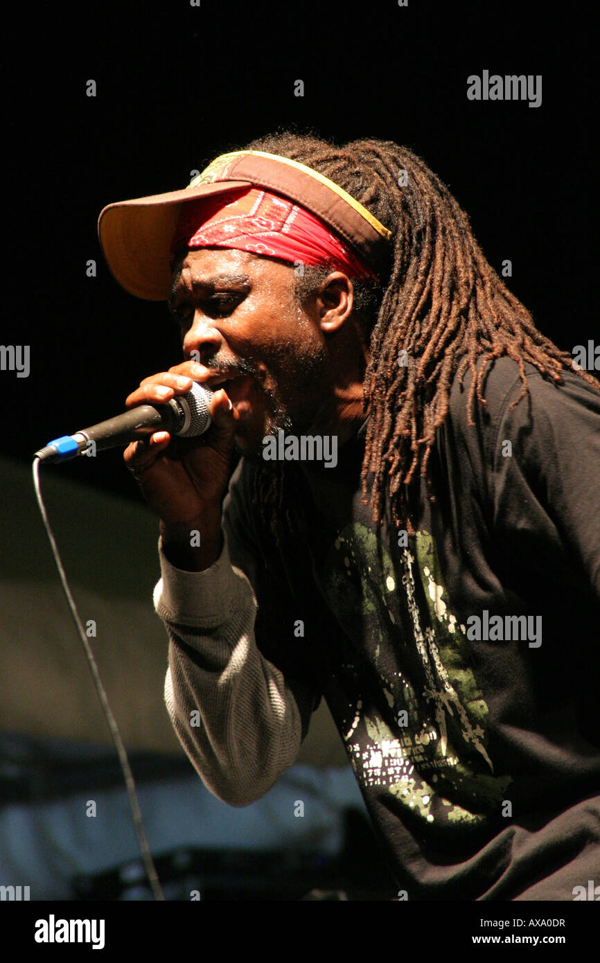 Artistes reggae à Eva Ocean Palace Negril Jamaïque le 07 mars Banque D'Images