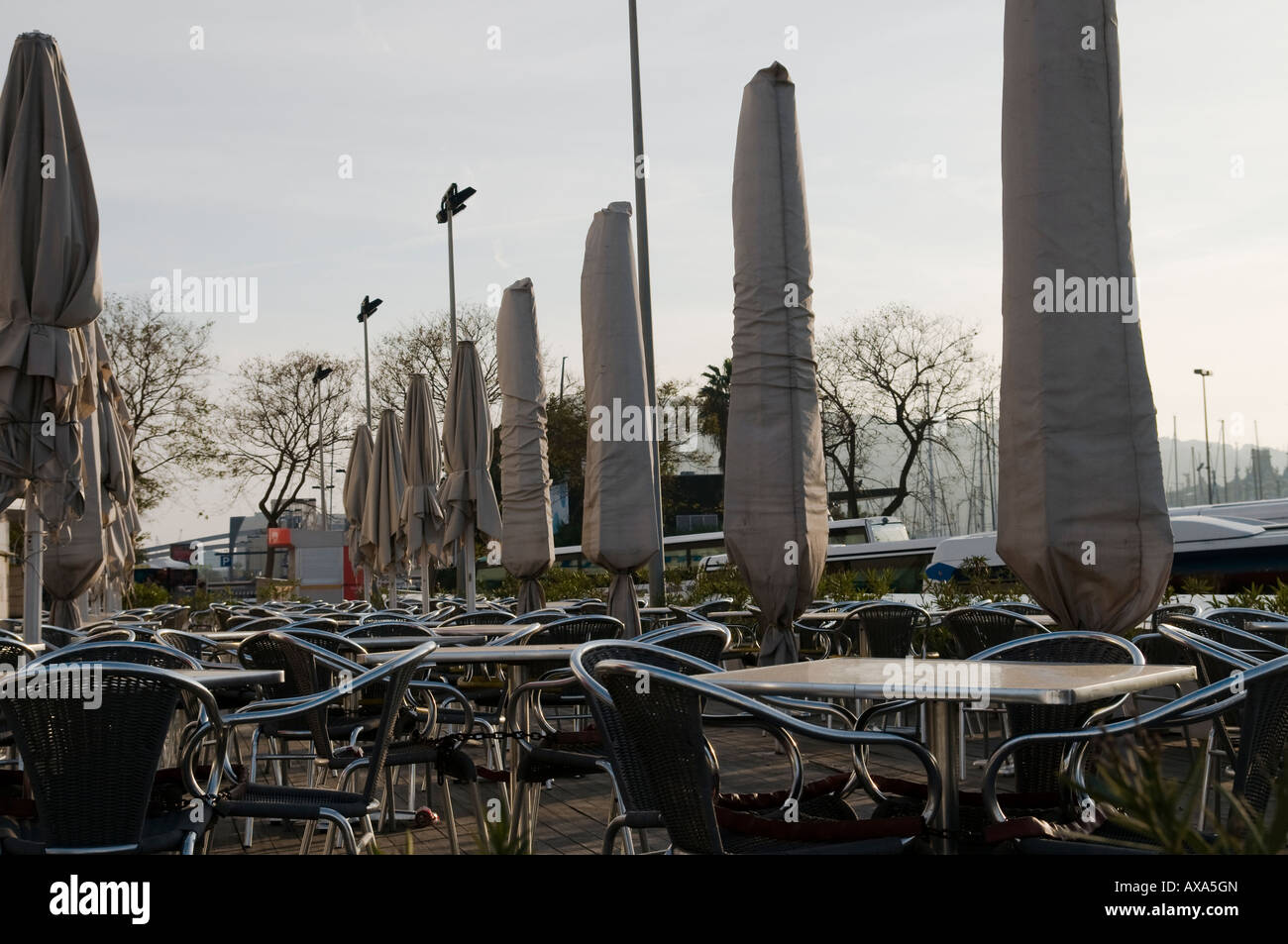 Bar terrasse Banque D'Images