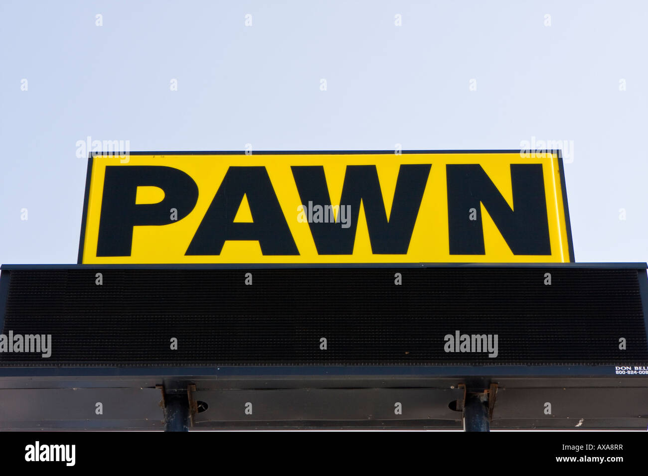 Pawn Shop signe Banque D'Images