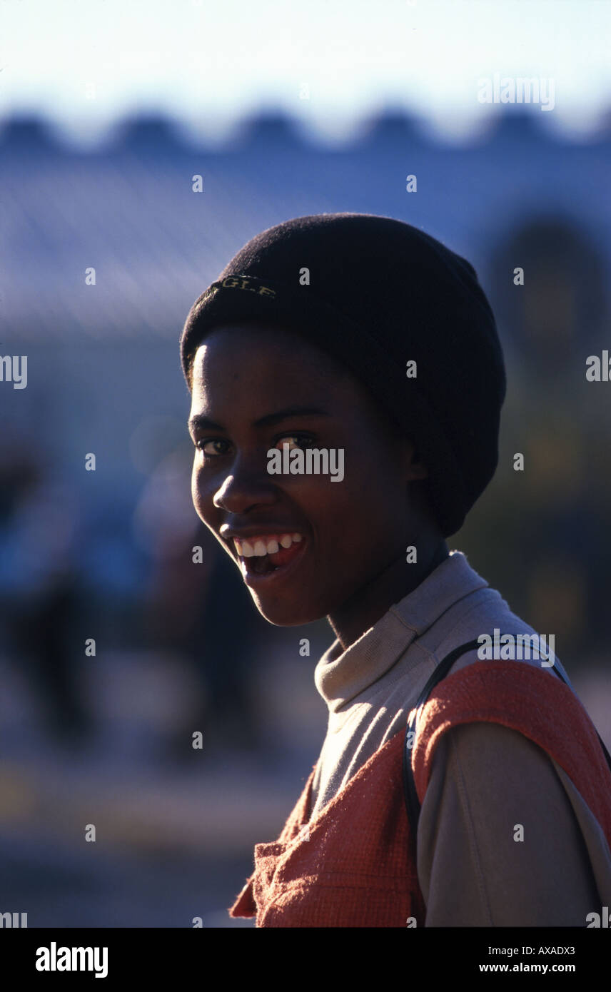 Maedchen Botswana, Afrika Banque D'Images