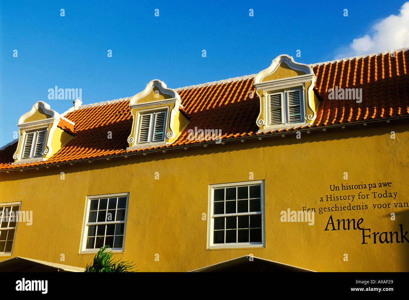 Willemstad, Curaçao, Tourist, musée d'Anne Frank Banque D'Images