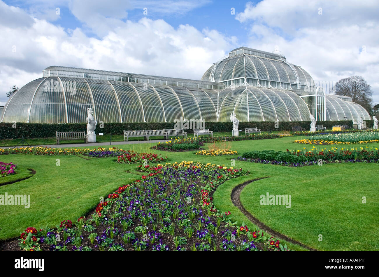Le Palm House Royal Botanical Gardens de Kew London England UK Banque D'Images