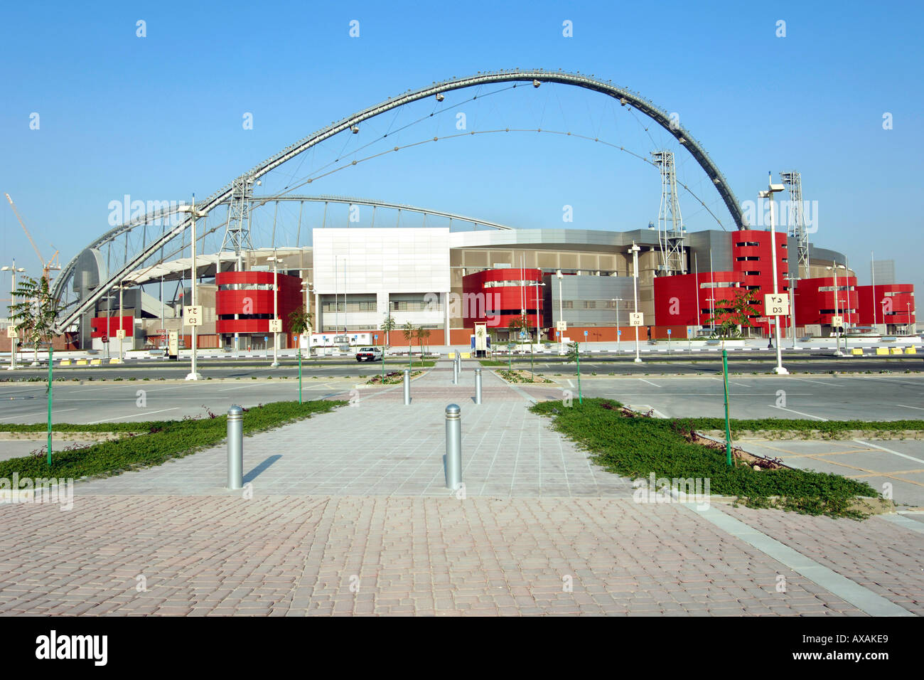 Le Khalifa stadium, pièce maîtresse de la 15e Jeux Asiatiques à Doha, au Qatar, en décembre 2006. Banque D'Images