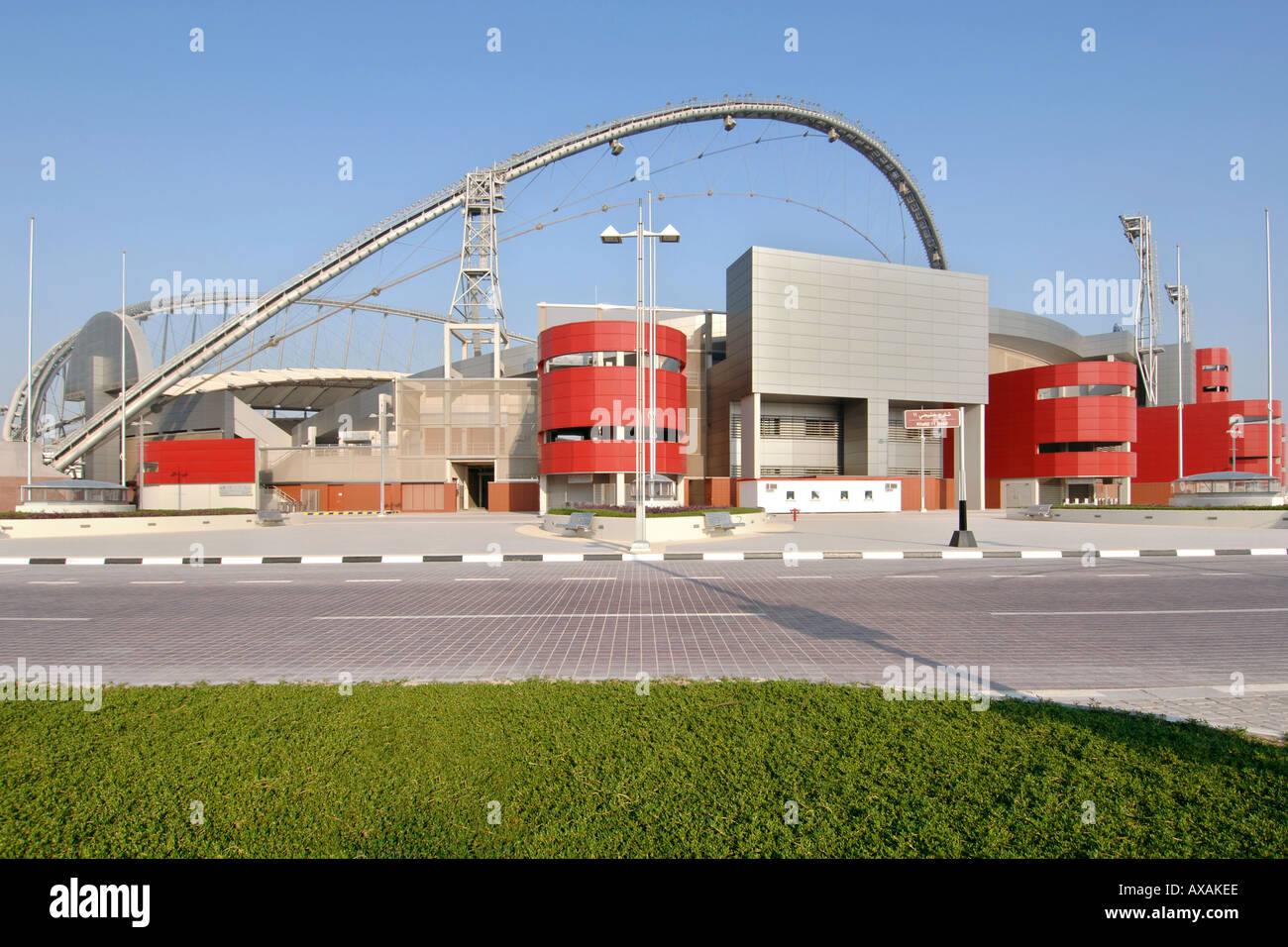 Le Khalifa stadium, pièce maîtresse de la 15e Jeux Asiatiques à Doha, au Qatar, en décembre 2006. Banque D'Images