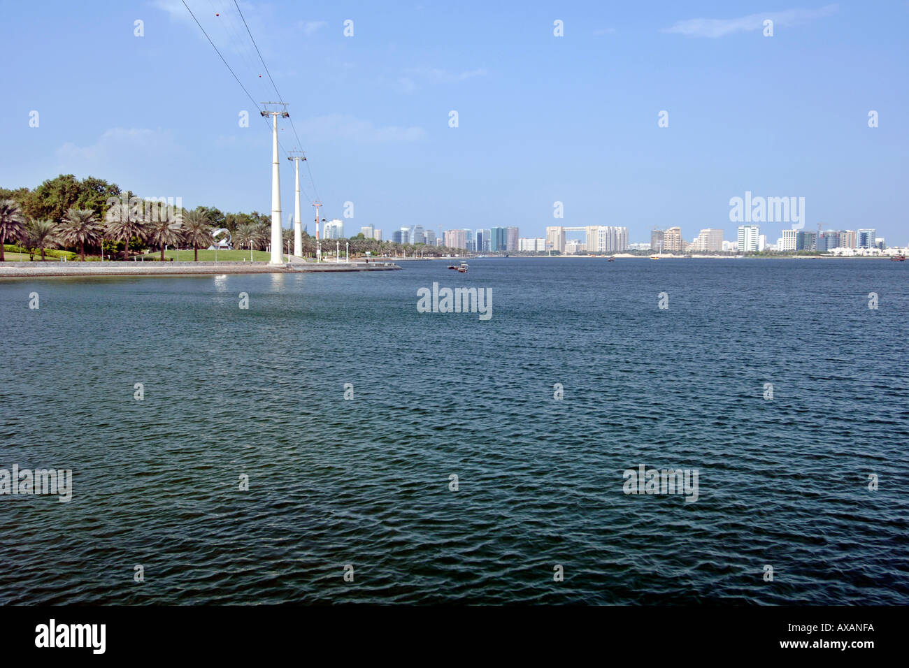 Une vue sur Dubaï Creek Park. Banque D'Images