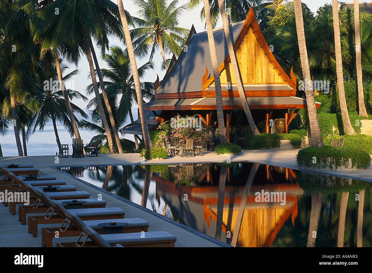 Hôtel Amanpuri mit Pool, Phuket Thailand Banque D'Images