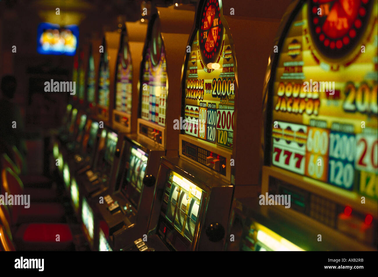 Les machines à sous Casino Aladdin Las Vegas, Nevada, USA Banque D'Images
