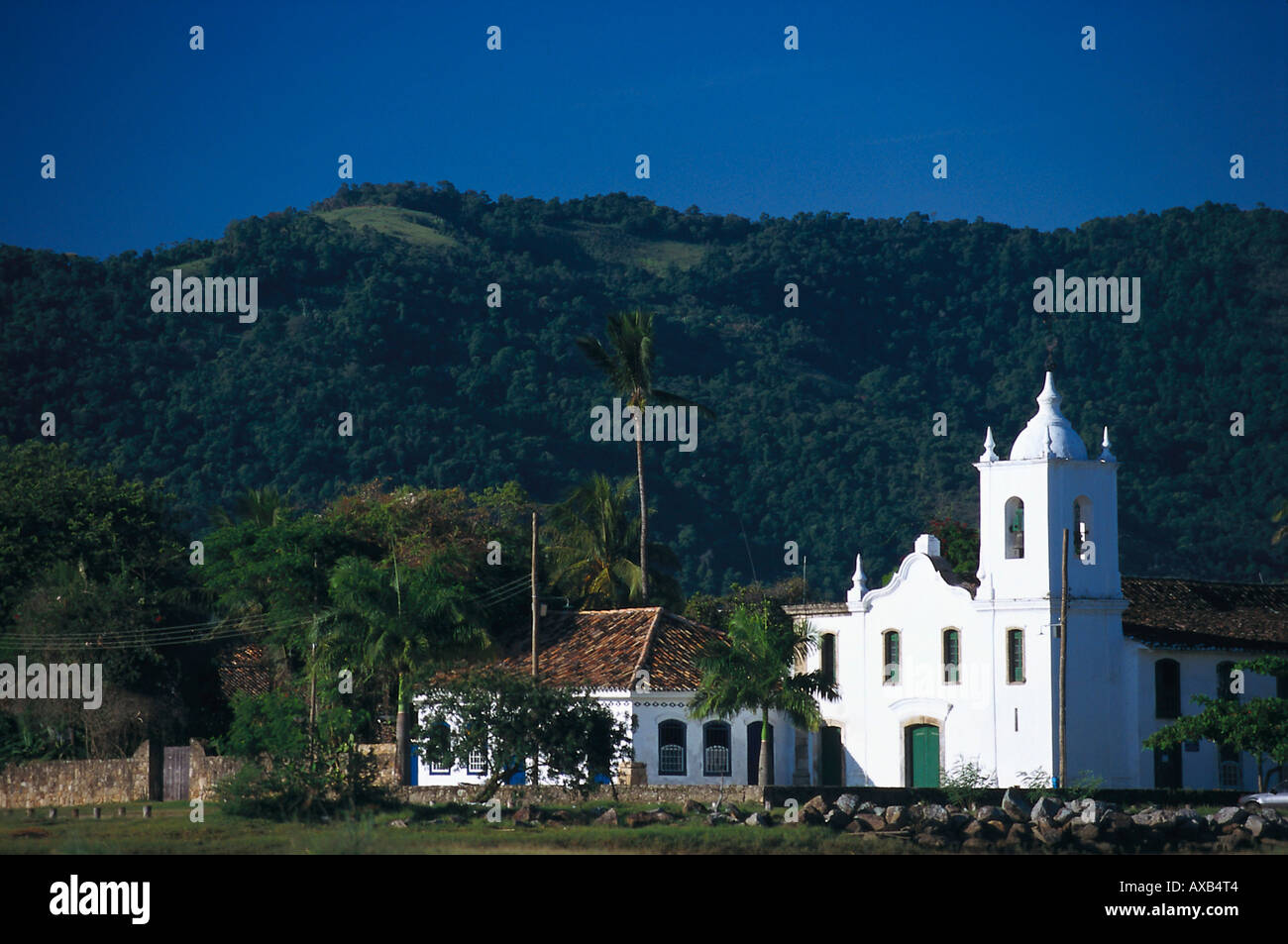 Nossa Senhora das Dores, Paraty, ville coloniale, Costa Verde Brésil Banque D'Images