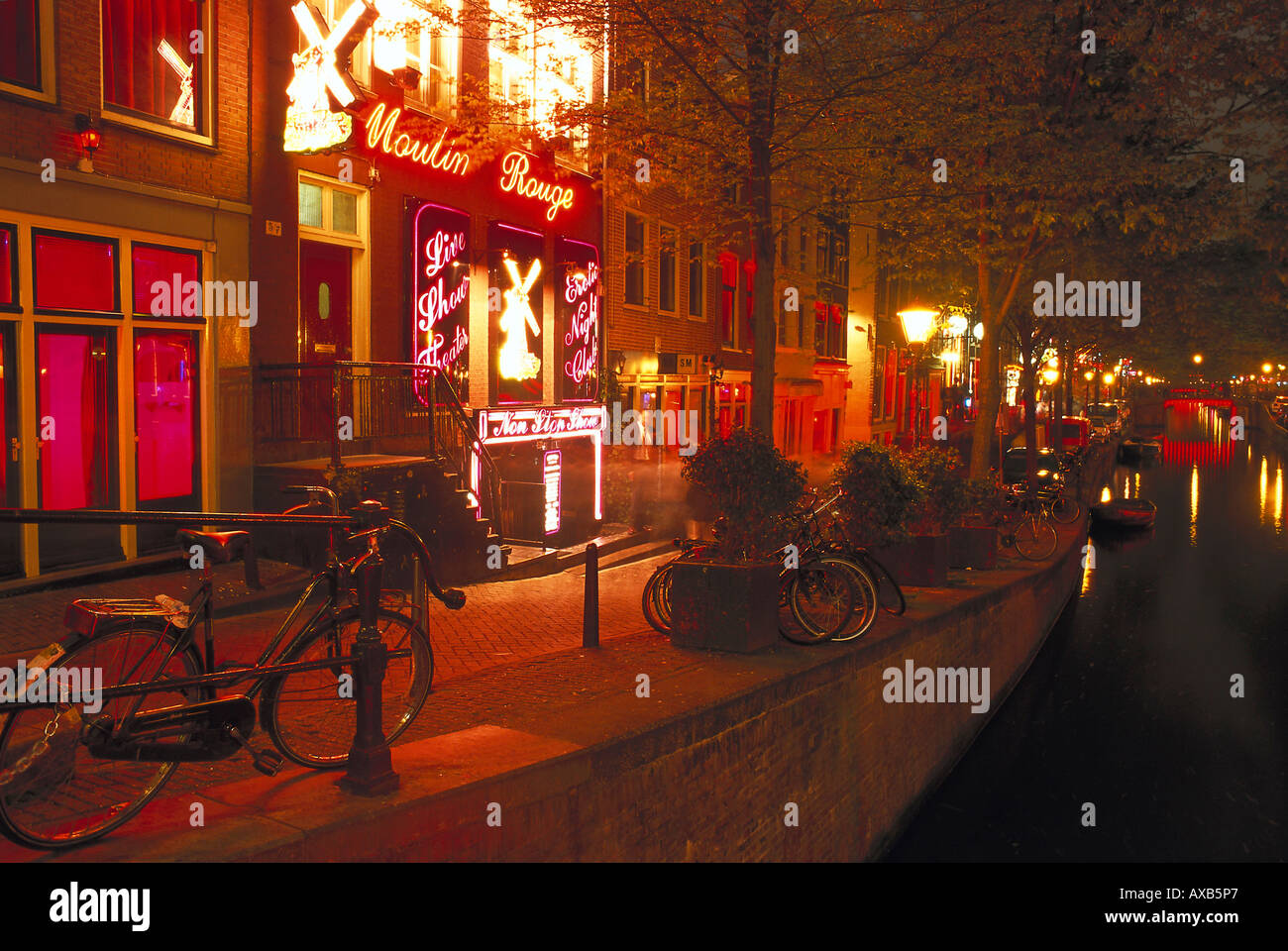 La Red-Light District, Amsterdam Pays-Bas Banque D'Images