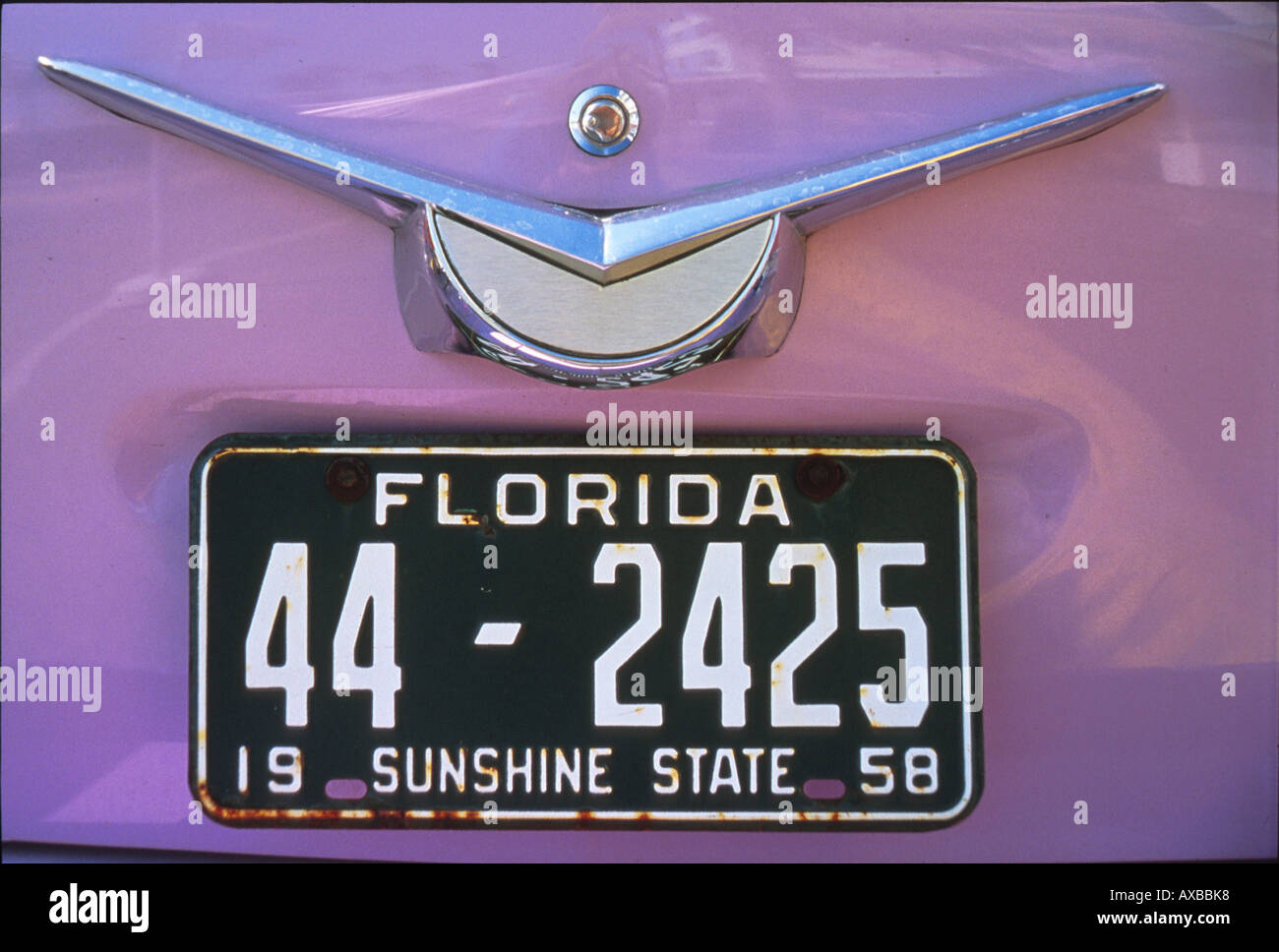 Cadillac, Ocean Drive, Miami Beach, Floride, USA, Amerika Banque D'Images