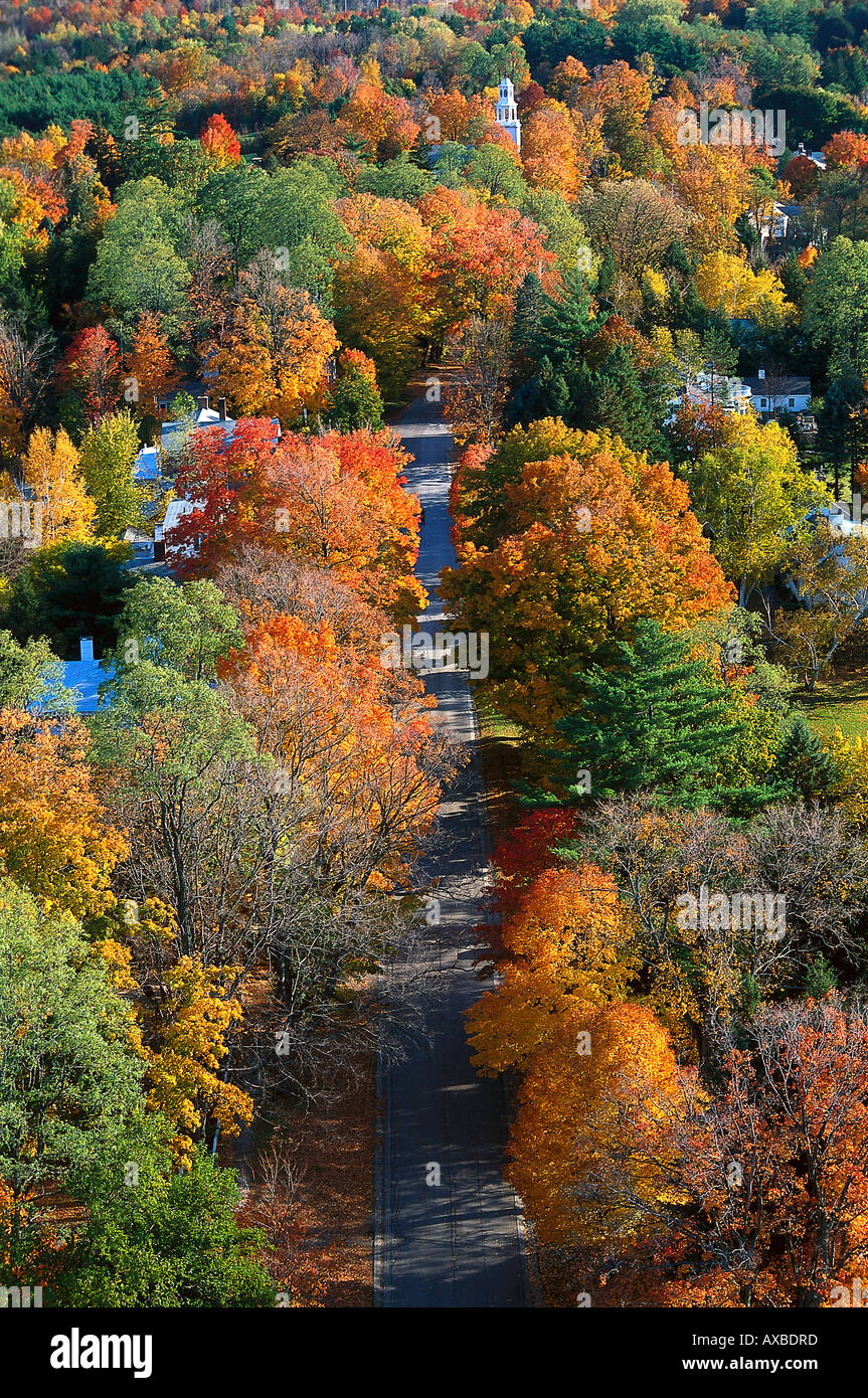 Vue de l'Obélisque, Old Bennington Vermont, Etats-Unis Banque D'Images