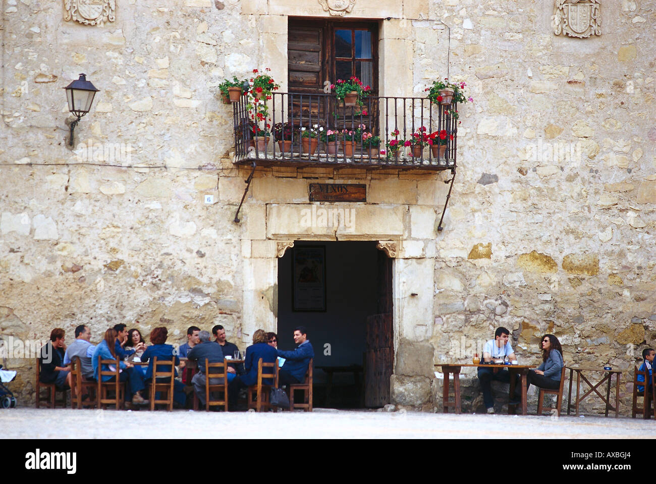 Pedraza de la Sierra, Ségovie, Castille Espagne Banque D'Images