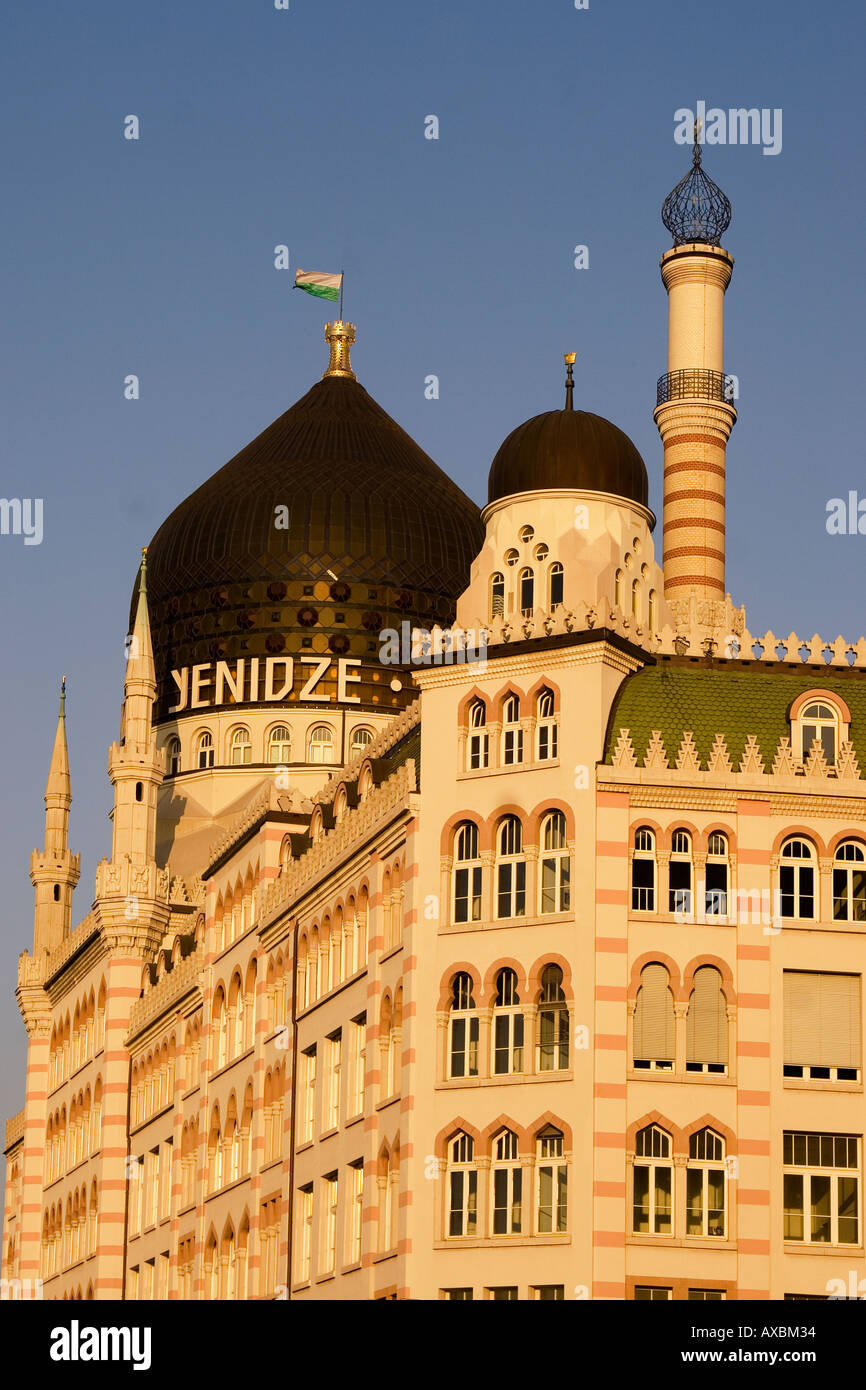 Saxe Dresde mosquée ancienne usine Yenidze tabacco façade Banque D'Images