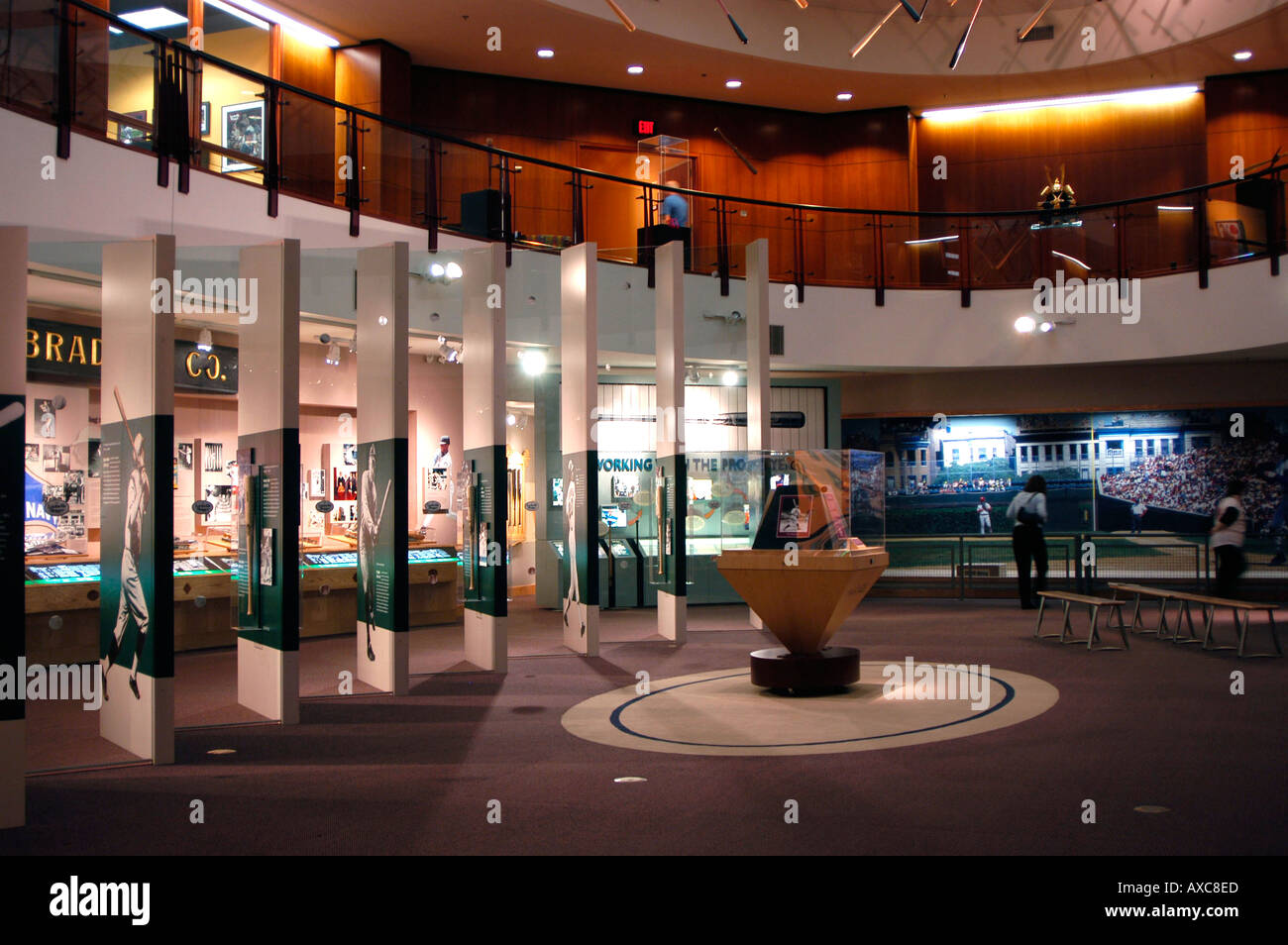 Vue de l'intérieur Hillerich Bradsby Louisville Slugger Museum de Louisville Kentucky Banque D'Images