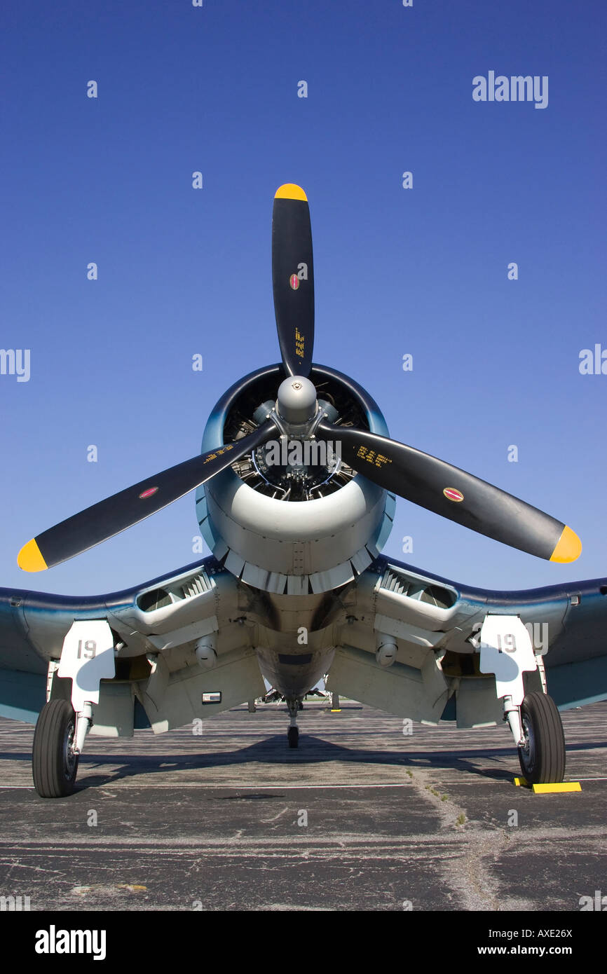 Chance Vought F4U Corsair Fighter Banque D'Images