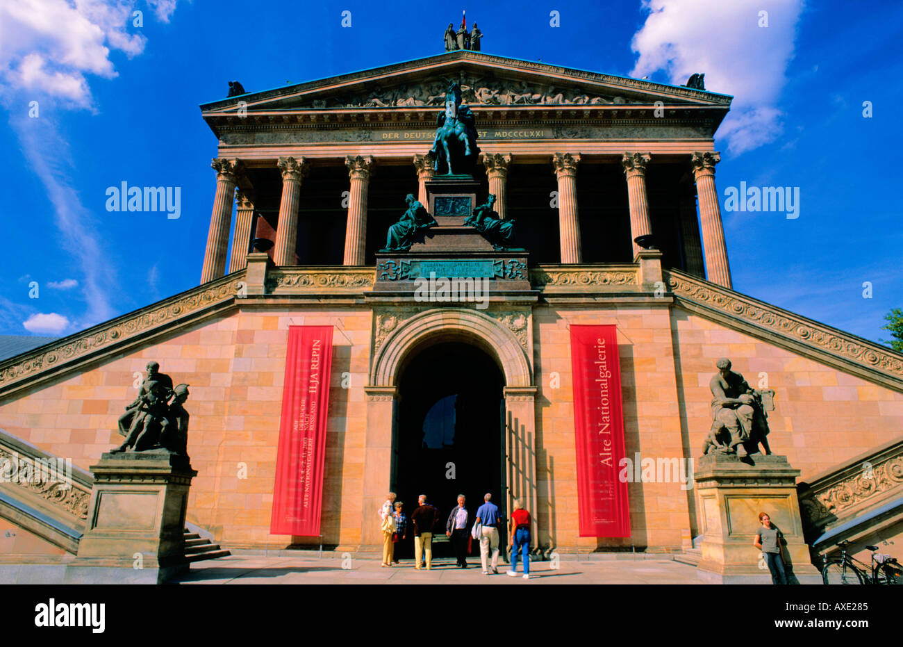 Ancienne Galerie Nationale Alte Nationalgalerie Berlin Allemagne Banque D'Images